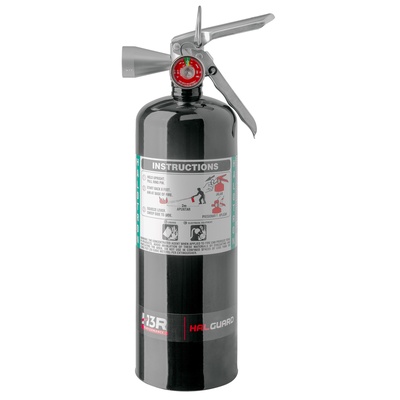 H3R Performance HalGuard 5 lb Clean Agent Fire Extinguisher (Black) - HG500B
